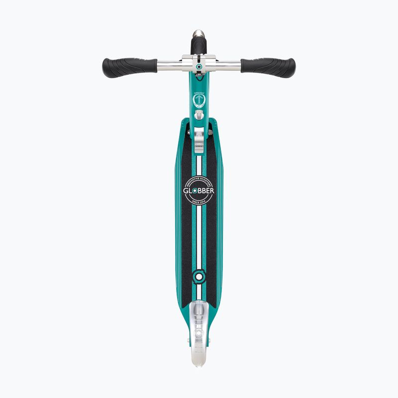 Дитячий міський самокат Globber Flow Element Lights jade 4