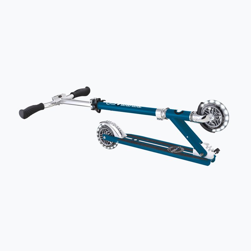 Дитячий міський самокат Globber Flow Element Lights petrol blue 4