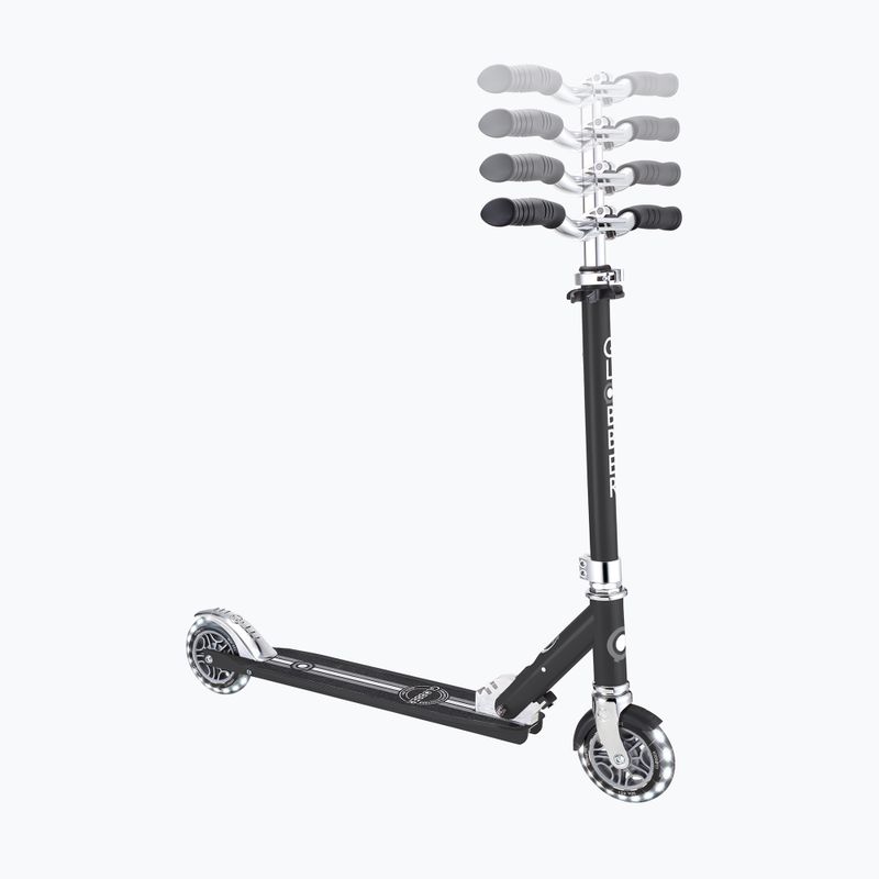 Дитячий міський самокат Globber Flow Element Lights black 9