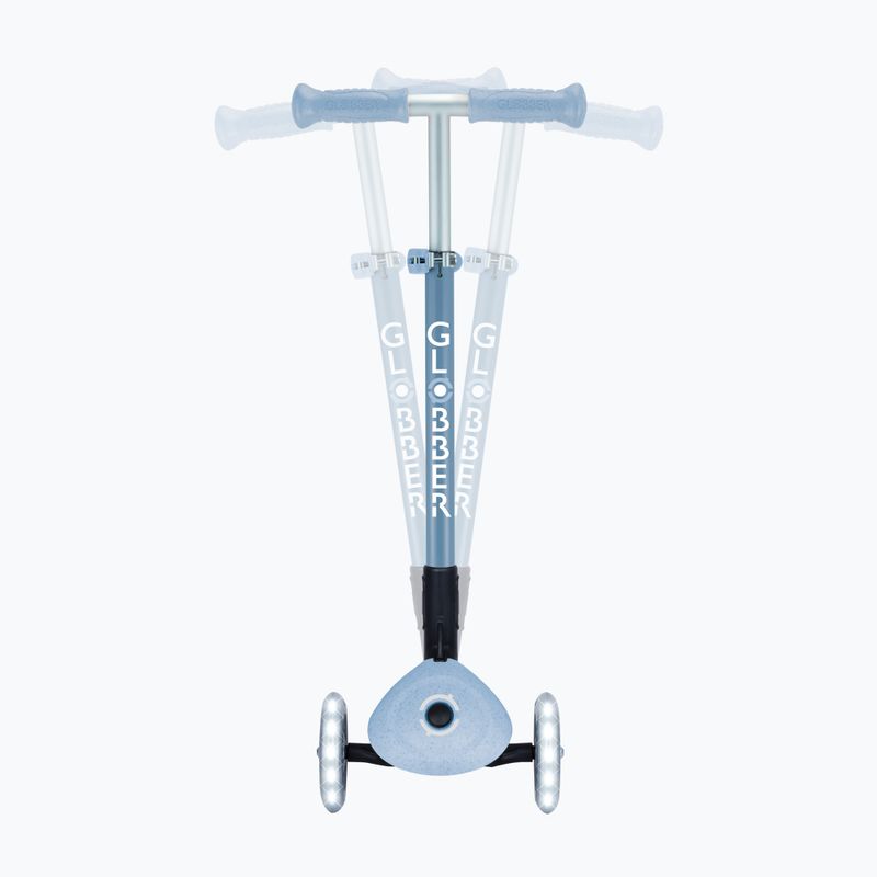 Самокат триколісний дитячий Globber Junior Primo Foldable Lights Eco blueberry 8