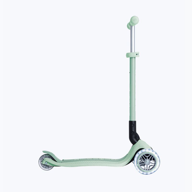 Самокат триколісний дитячий Globber Junior Primo Foldable Lights Eco pistachio 2