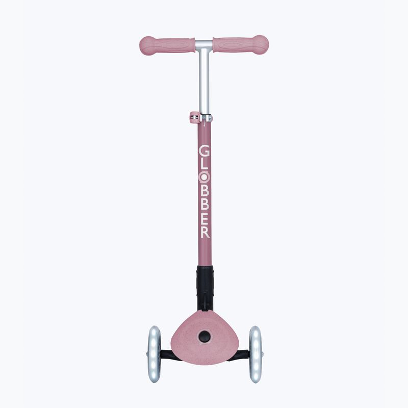 Самокат триколісний дитячий Globber Junior Primo Foldable Lights Eco berry 2