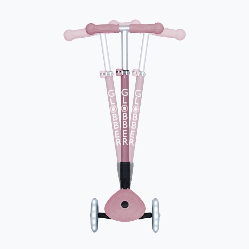 Самокат триколісний дитячий Globber Junior Primo Foldable Lights Eco berry 5