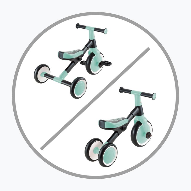 Велосипед біговий триколісний Біговел триколісний Globber Learning Trike 2w1 mint 13