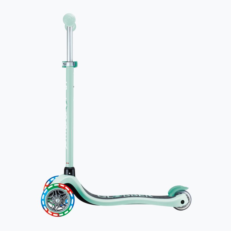 Самокат трьохколісний дитячий Globber Primo Lights mint 2