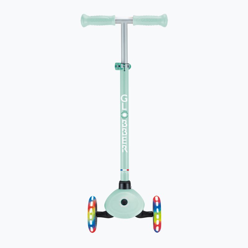 Самокат трьохколісний дитячий Globber Primo Lights mint 5