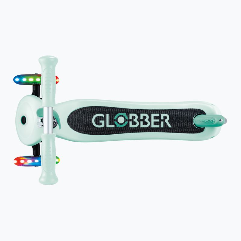 Самокат трьохколісний дитячий Globber Primo Lights mint 6