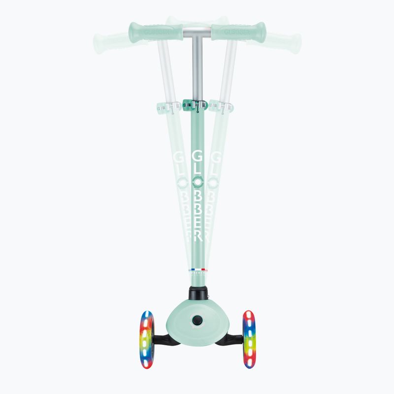 Самокат трьохколісний дитячий Globber Primo Lights mint 8