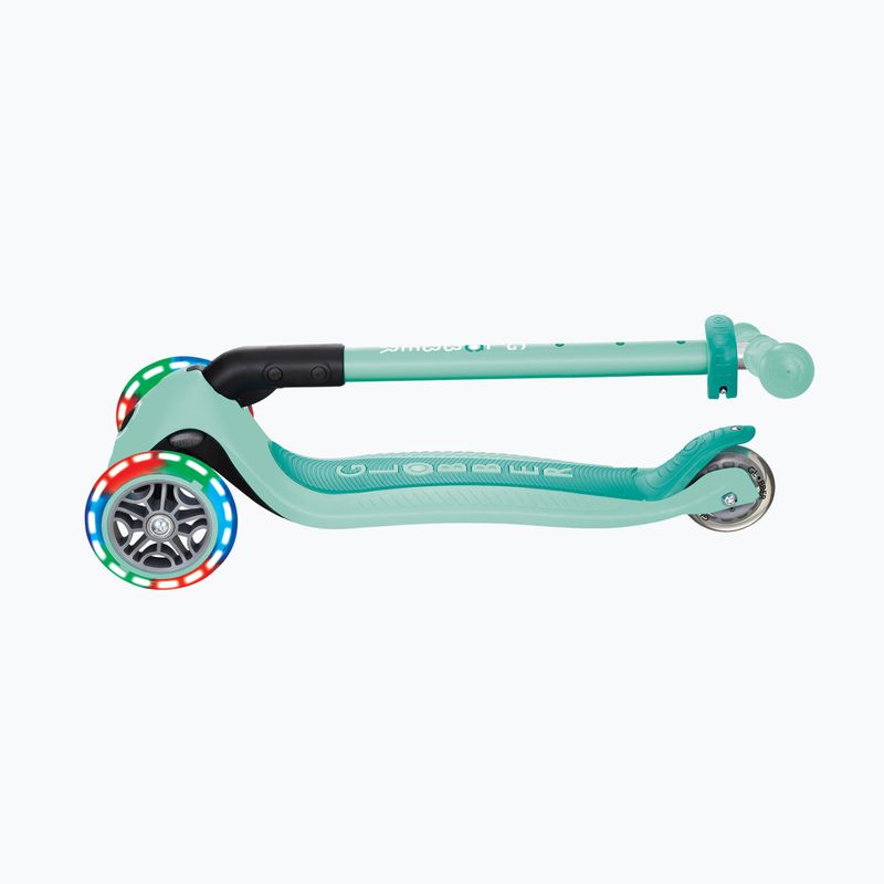 Самокат трьохколісний дитячий Globber Primo Foldable Lights mint 7