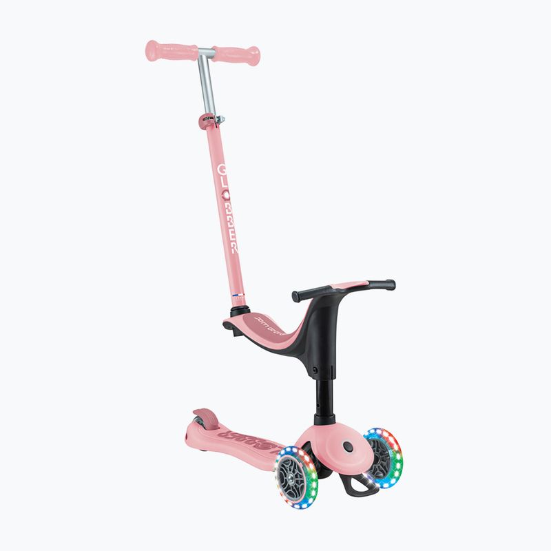 Самокат трьохколісний дитячий Globber Go.Up Sporty Lights pastel pink 2