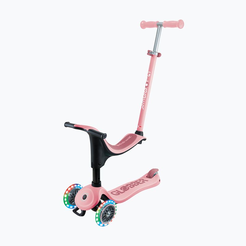 Самокат трьохколісний дитячий Globber Go.Up Sporty Lights pastel pink 5