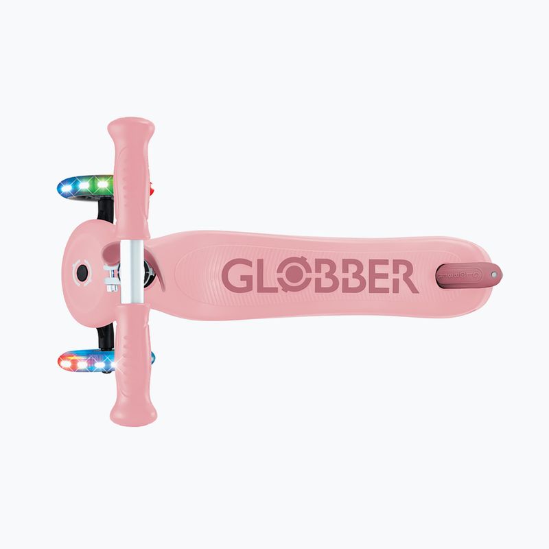 Самокат трьохколісний дитячий Globber Go.Up Sporty Lights pastel pink 14