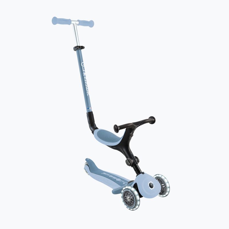 Самокат триколісний дитячий Globber Go.Up Active Ecologic Lights blueberry 3