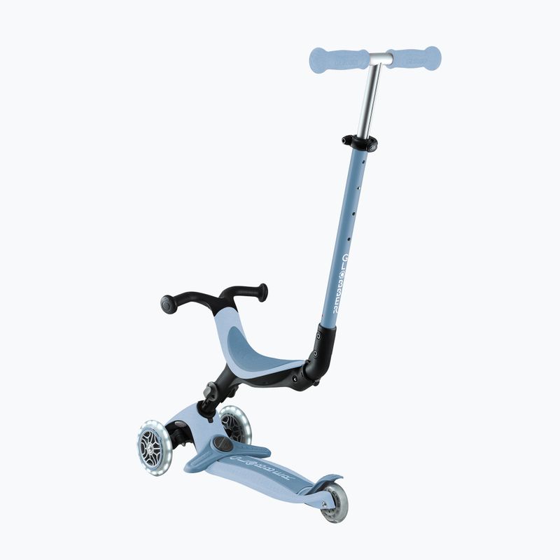 Самокат триколісний дитячий Globber Go.Up Active Ecologic Lights blueberry 11
