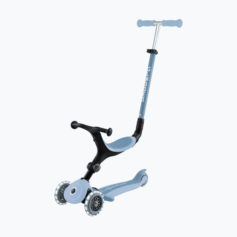 Самокат триколісний дитячий Globber Go.Up Active Ecologic Lights blueberry 12