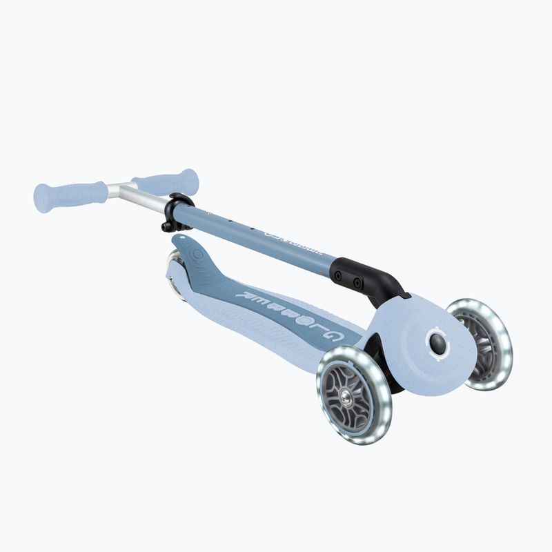 Самокат триколісний дитячий Globber Go.Up Active Ecologic Lights blueberry 13