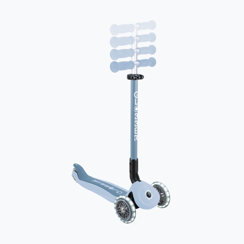 Самокат триколісний дитячий Globber Go.Up Active Ecologic Lights blueberry 16