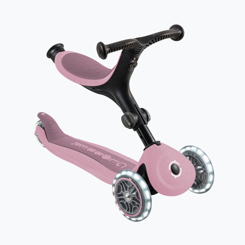 Самокат триколісний дитячий Globber Go.Up Active Ecologic Lights berry 4