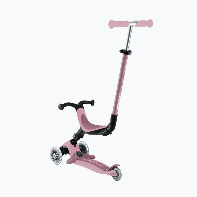 Самокат триколісний дитячий Globber Go.Up Active Ecologic Lights berry 11
