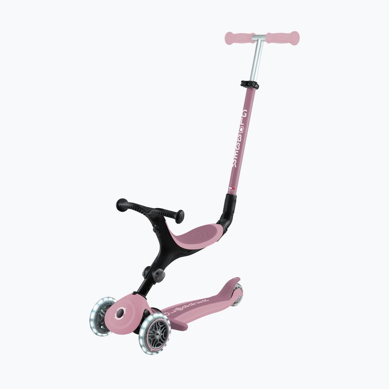 Самокат триколісний дитячий Globber Go.Up Active Ecologic Lights berry 12