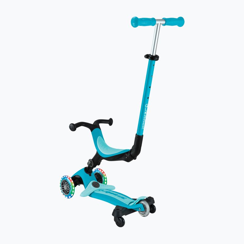 Самокат триколісний дитячий Globber Go.Up Active Lights 360 aqua 10