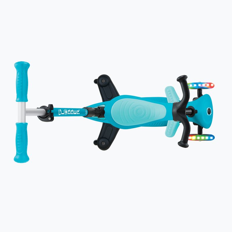 Самокат триколісний дитячий Globber Go.Up Active Lights 360 aqua 13