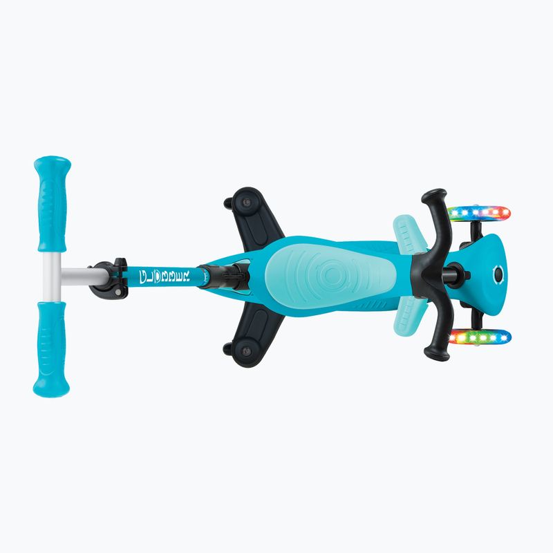 Самокат триколісний дитячий Globber Go.Up Active Lights 360 aqua 14