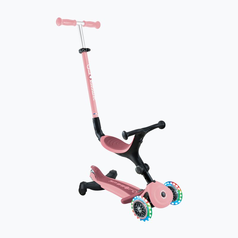 Самокат триколісний дитячий Globber Go.Up Active Lights 360 pink 3