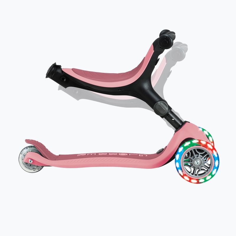 Самокат триколісний дитячий Globber Go.Up Active Lights 360 pink 7
