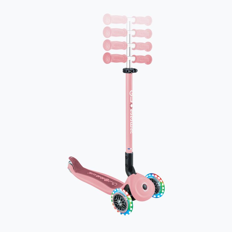 Самокат триколісний дитячий Globber Go.Up Active Lights 360 pink 16