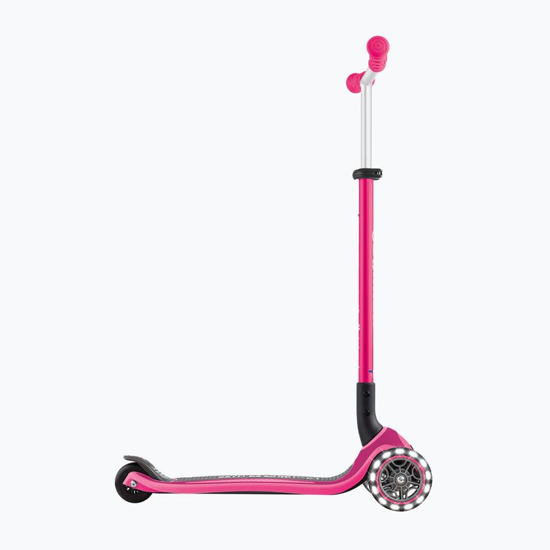 Самокат триколісний дитячий Globber Master Lights fuchsia 2