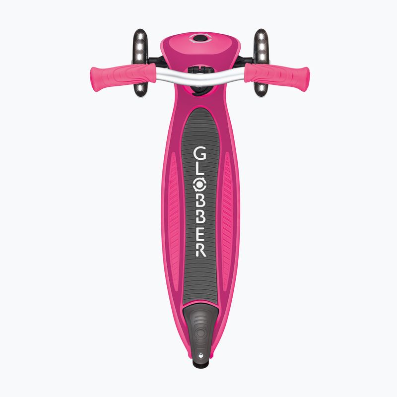 Самокат триколісний дитячий Globber Master Lights fuchsia 5