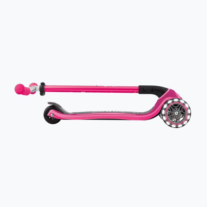 Самокат триколісний дитячий Globber Master Lights fuchsia 8