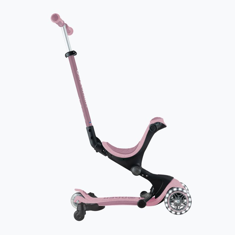 Самокат трьохколісний дитячий Globber Go.Up Deluxe Lights Ecologic 360 berry 3