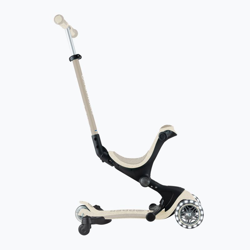 Самокат трьохколісний дитячий Globber Go.Up Deluxe Lights Ecologic 360 coconut 3