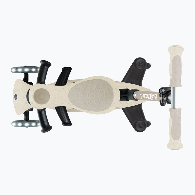 Самокат трьохколісний дитячий Globber Go.Up Deluxe Lights Ecologic 360 coconut 15