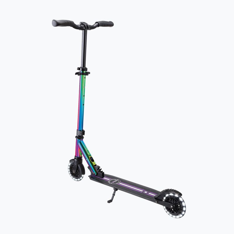 Самокат дитячий Globber Flow Element Lights neo chrome 3