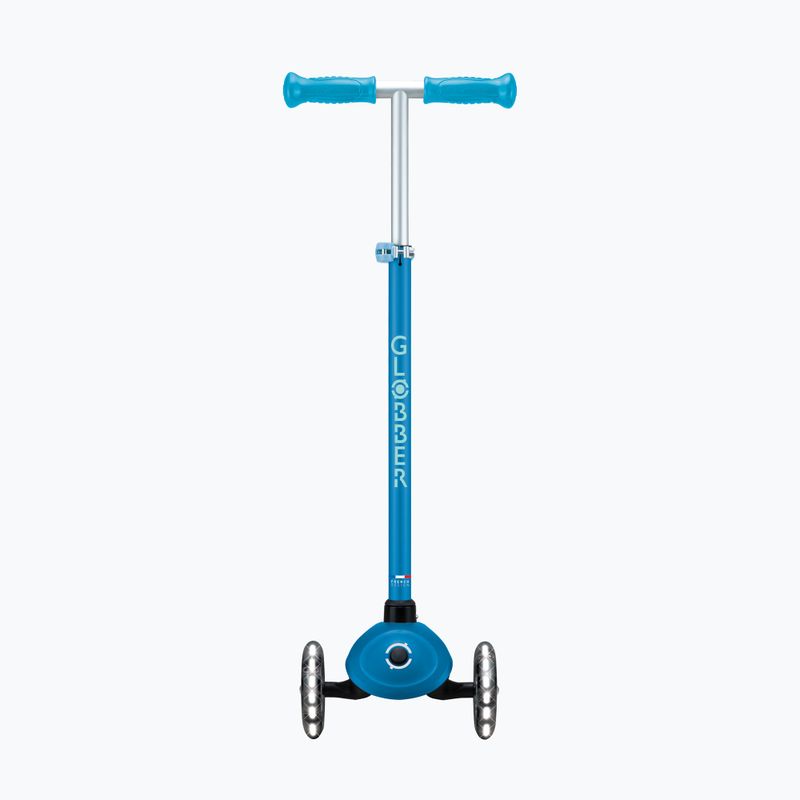 Самокат триколісний дитячий Globber Primo Plus Glow Lights petrol blue 5