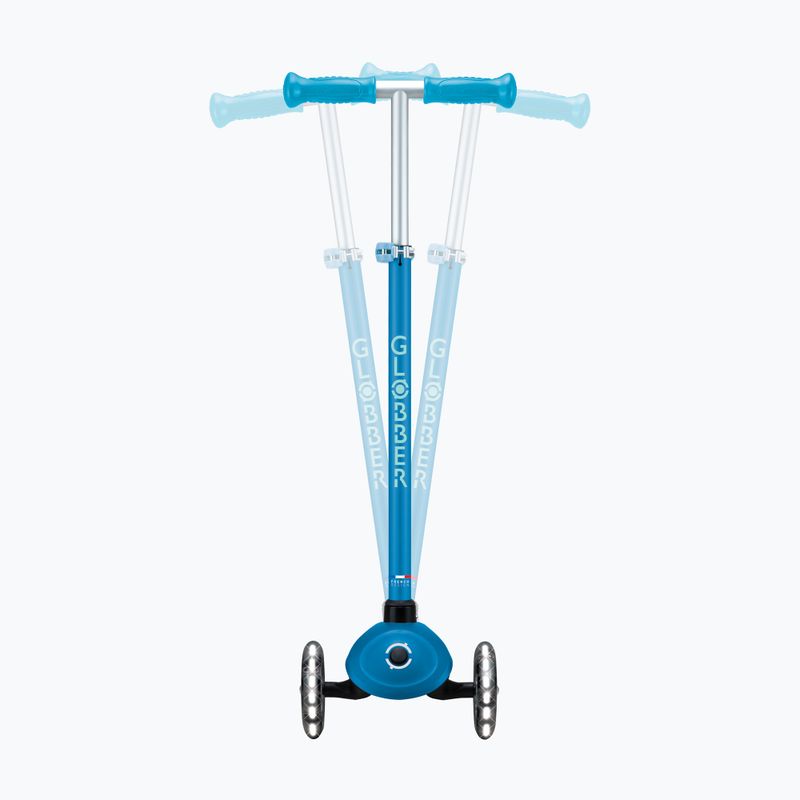 Самокат триколісний дитячий Globber Primo Plus Glow Lights petrol blue 8