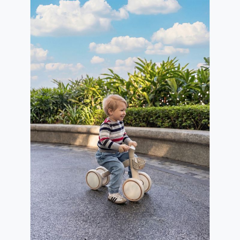 Біговий велосипед чотириколісний Globber Learning Bike Ecologic coconut 6