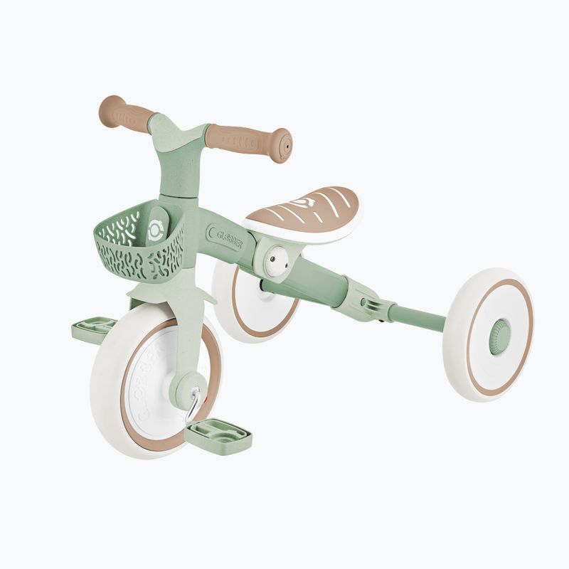 Велосипед біговий триколісний Біговел триколісний Globber Learning Trike 2w1 Plus Ecologic pistachio 4