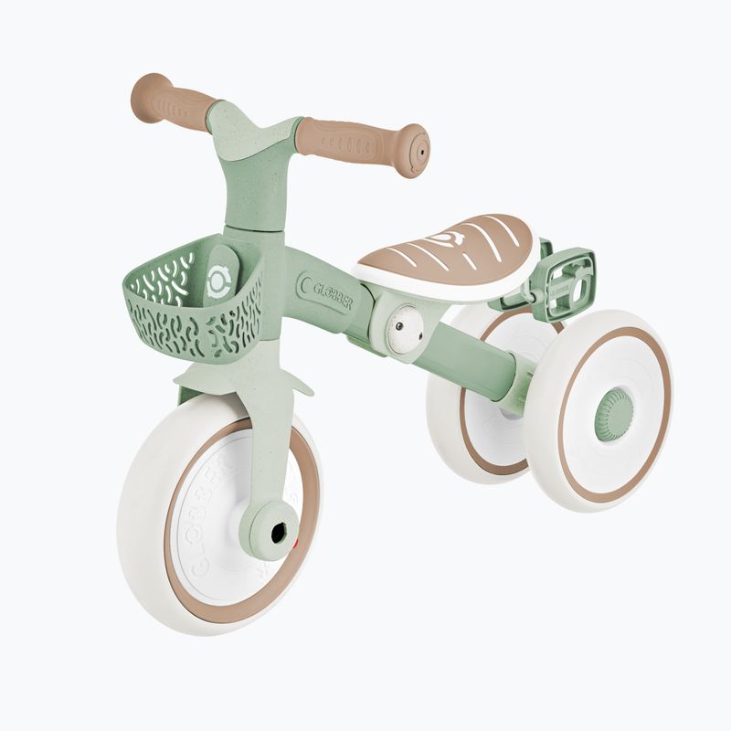 Велосипед біговий триколісний Біговел триколісний Globber Learning Trike 2w1 Plus Ecologic pistachio 5