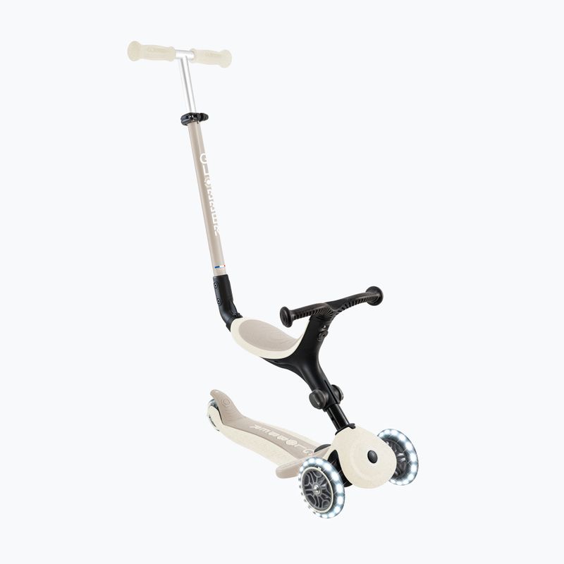 Самокат триколісний дитячий Globber Go.Up Active Ecologic Lights coconut 3