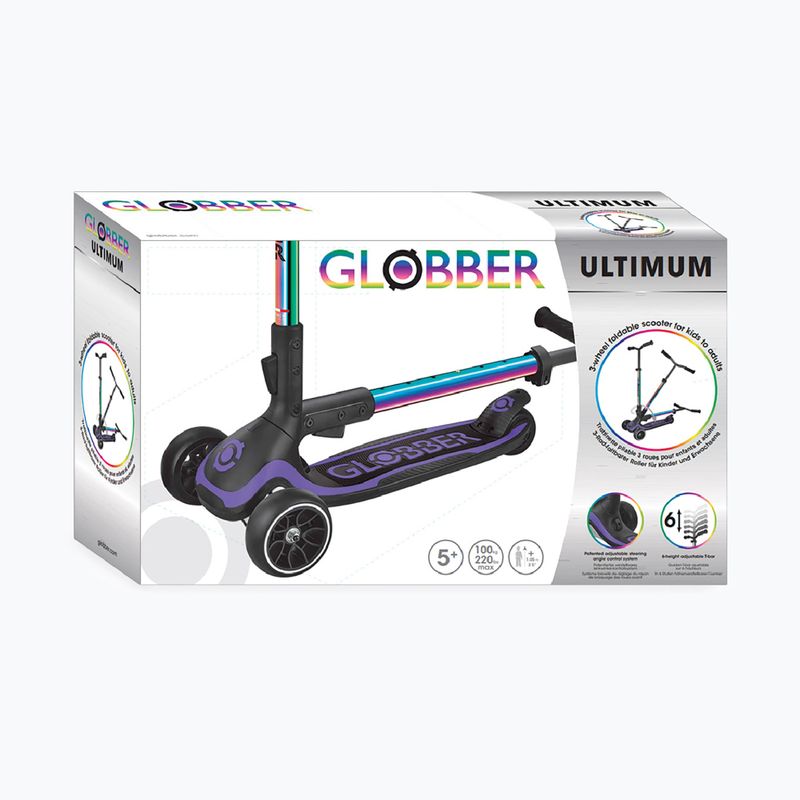 Самокат триколісний Globber Ultimum neo chrome 13