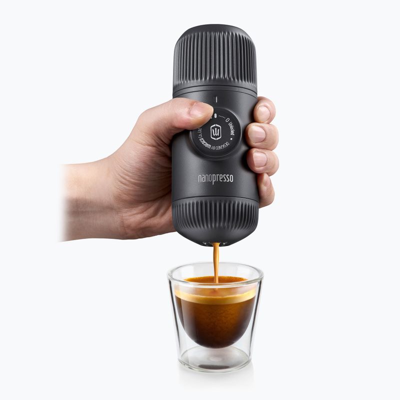Портативна кавоварка Wacaco Nanopresso 80 мл + чохол чорний 4