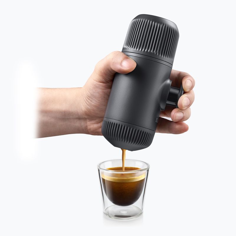 Портативна кавоварка Wacaco Nanopresso 80 мл + чохол чорний 5