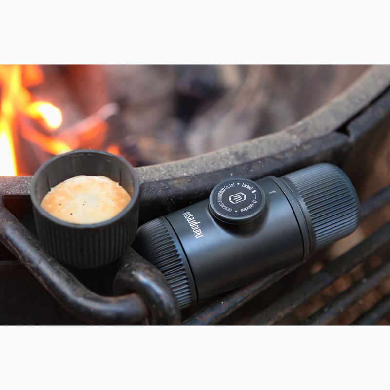 Портативна кавоварка Wacaco Nanopresso 80 мл + чохол чорний 8