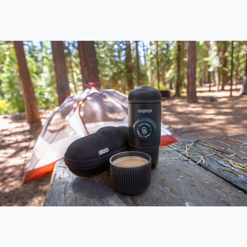 Портативна кавоварка Wacaco Nanopresso 80 мл + чохол чорний 9