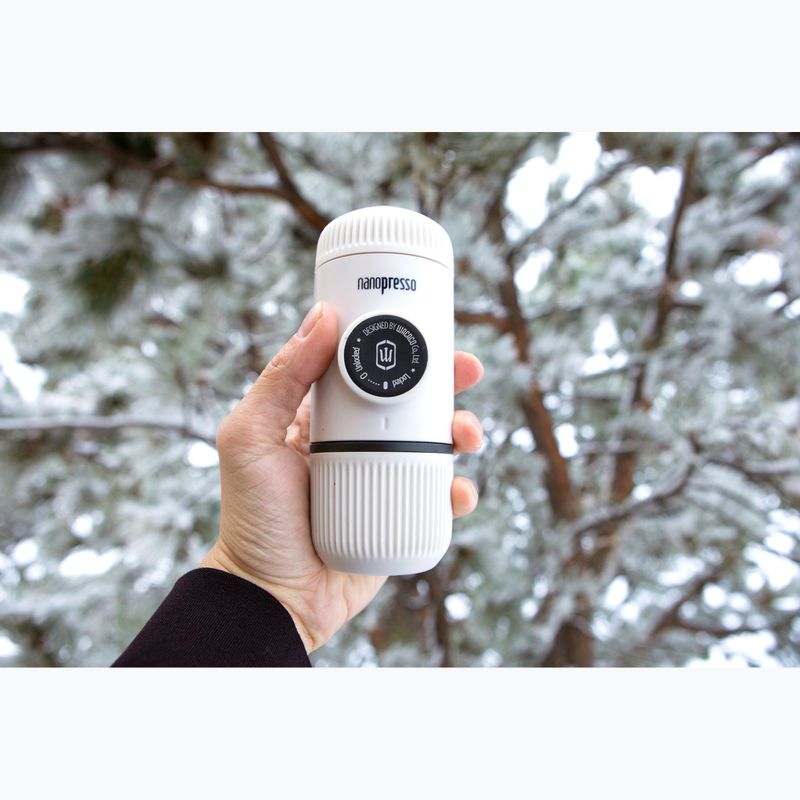Портативна кавоварка Wacaco Nanopresso 80 мл + білосніжний чохол 4
