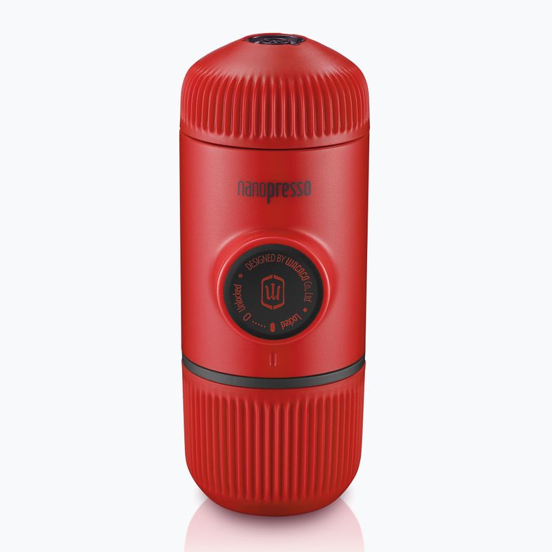 Експрес кавовий портативний Wacaco Nanopresso 80 мл + Чохол lava red 2